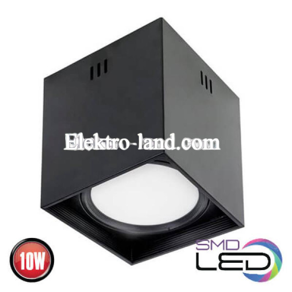 Накладной светильник LED 10W HOROZ SANDRA-SQ10/XL 4200K квадрат
